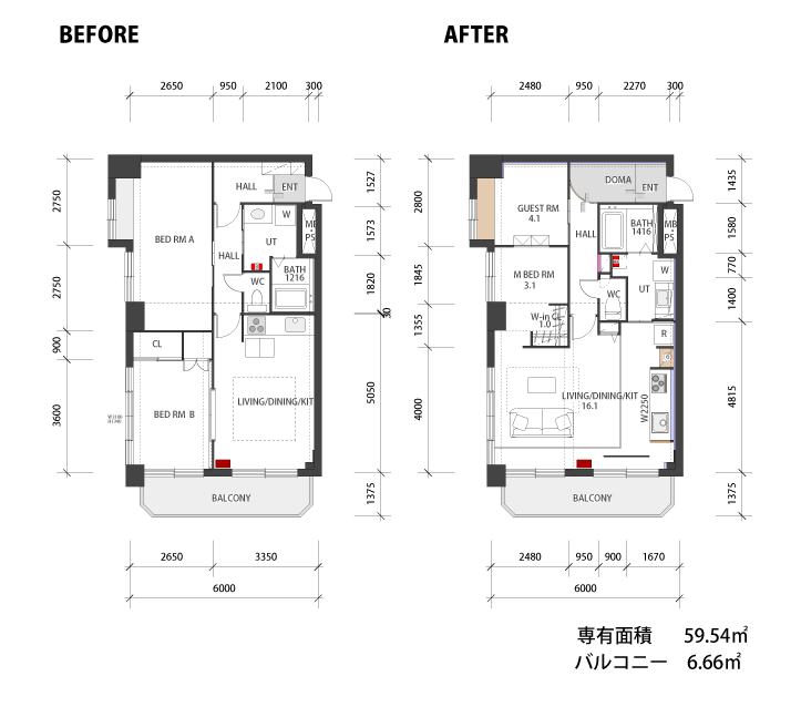 豊平区南平岸_T様邸のリノベーションポイント