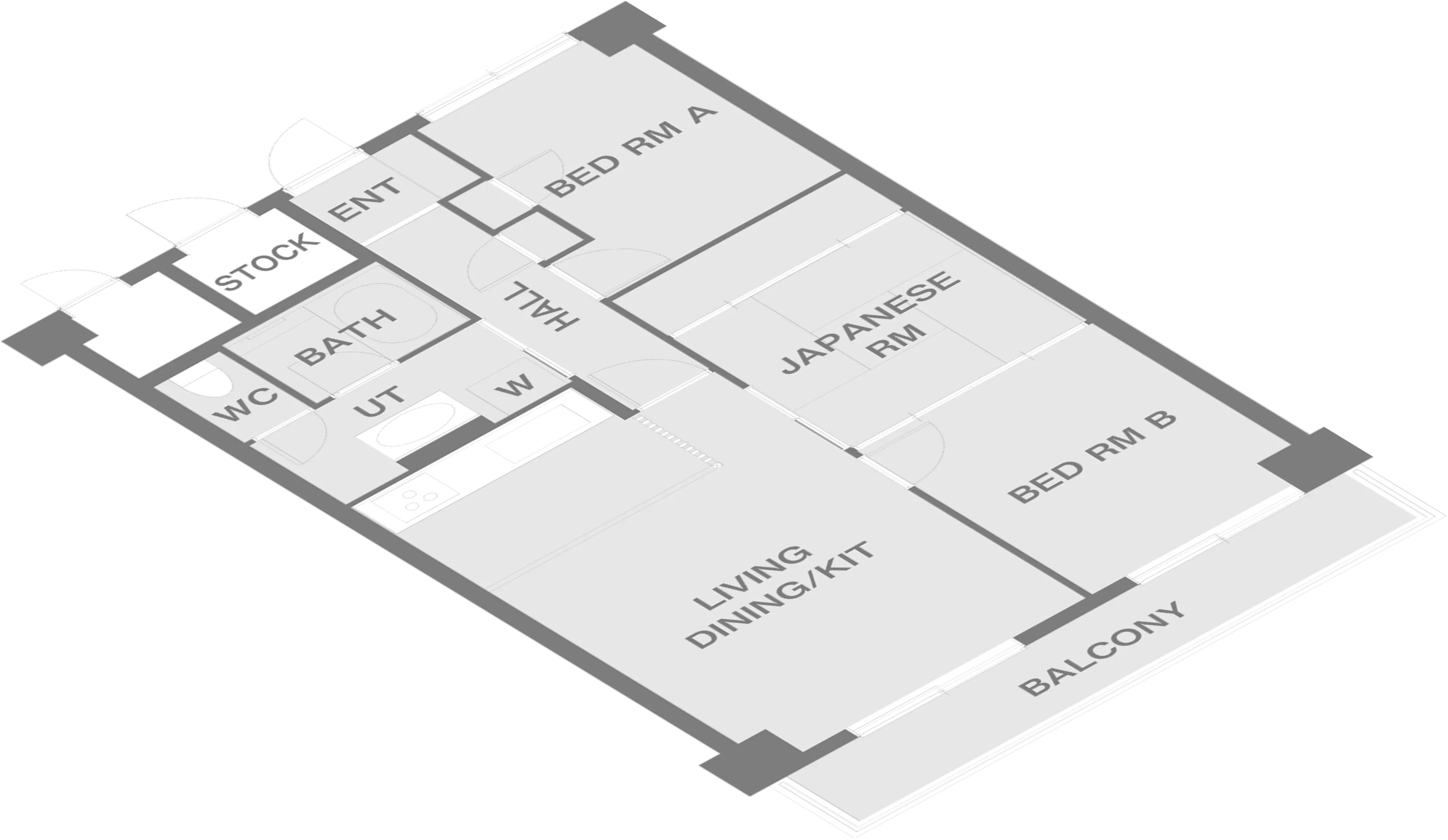 画像：間取り図