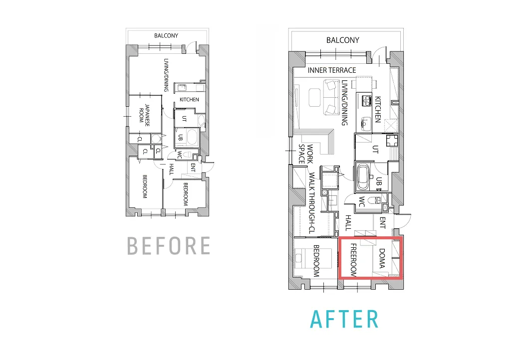 間取り図：玄関土間